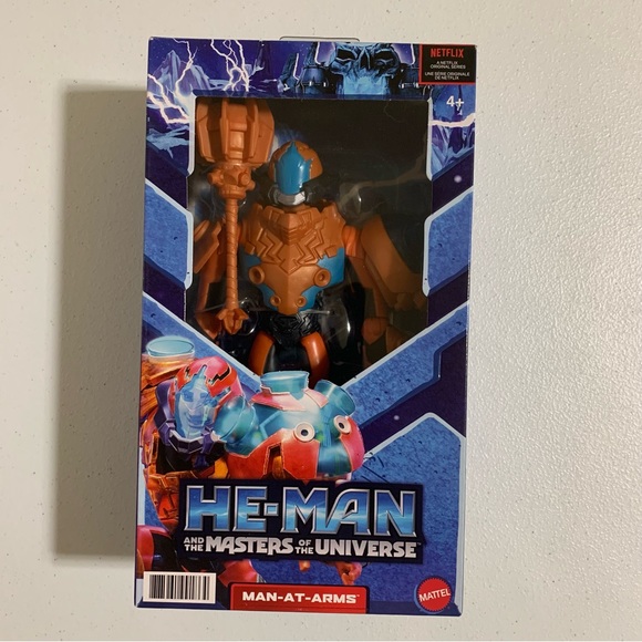 HE-MAN and The Masters of the Universe: Man-At-Arms Action Figure-NIB - Picture 5 of 8